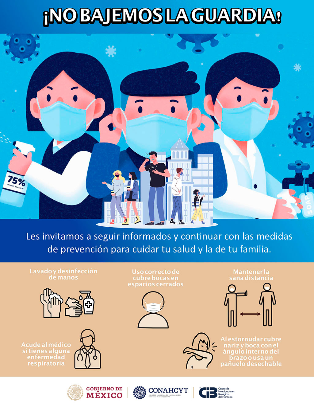 No bajes la guardia