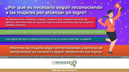 8 Reconocer logros mujeres